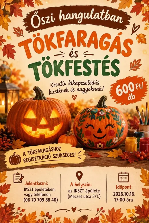 'Tökfaragás és tökfestés' cikk borítóképe