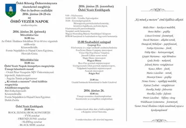 Ösbő Vezér Napok 2016