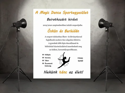 'Magic Dance beiratkozás' cikk borítóképe