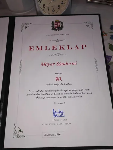 90 éves Margit néni