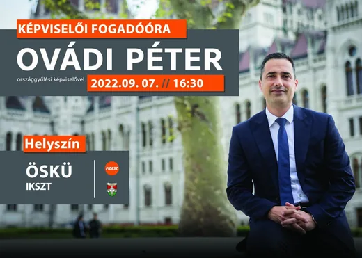 'Ovádi Péter Fogadóóra' cikk borítóképe