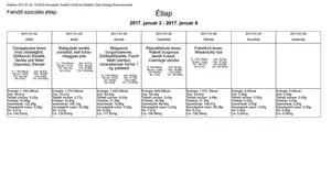 Januári étlap felnőtt szociális