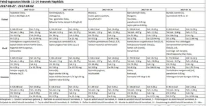 Felsős napközis április