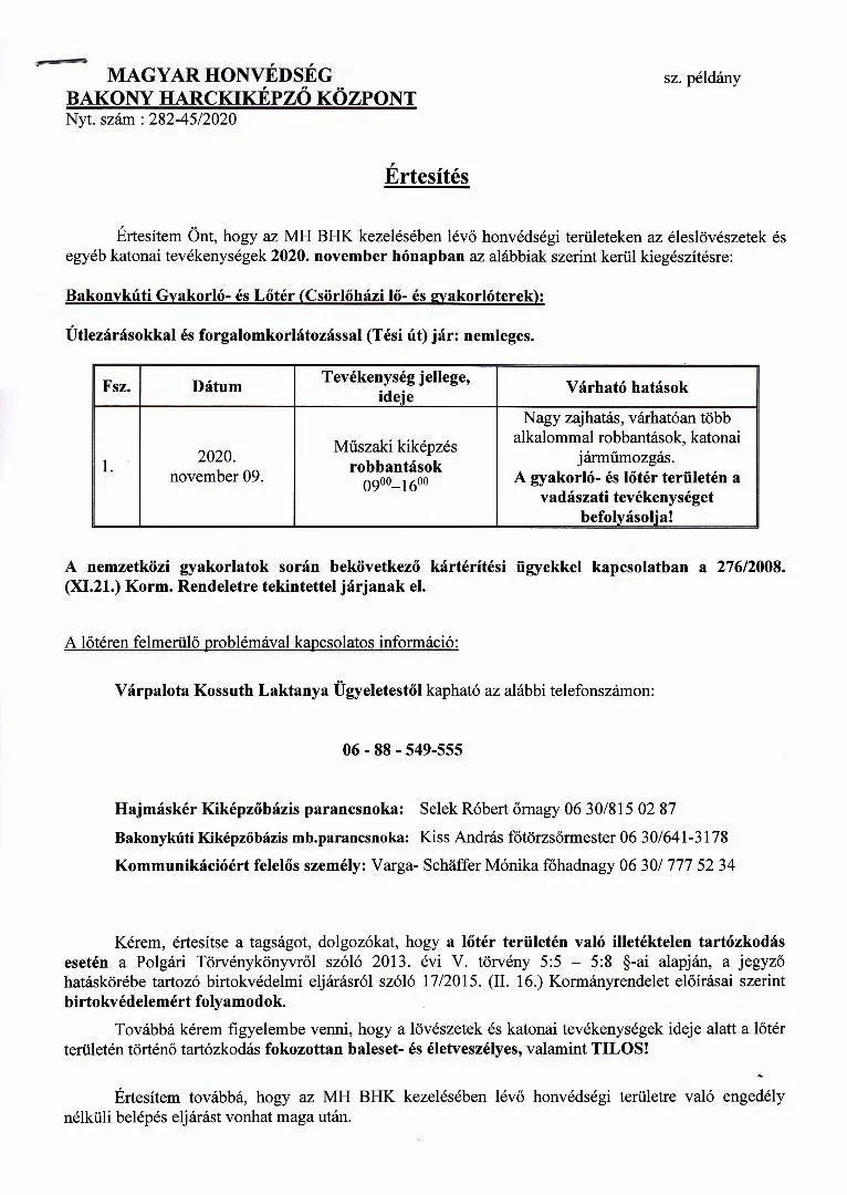 Frissítések / 2020.11.03.