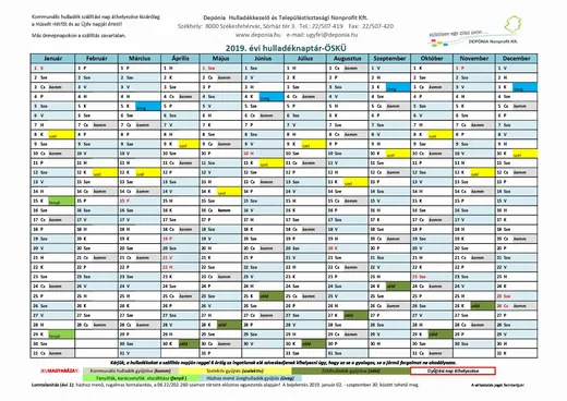 '2019-es hulladéknaptár' cikk borítóképe